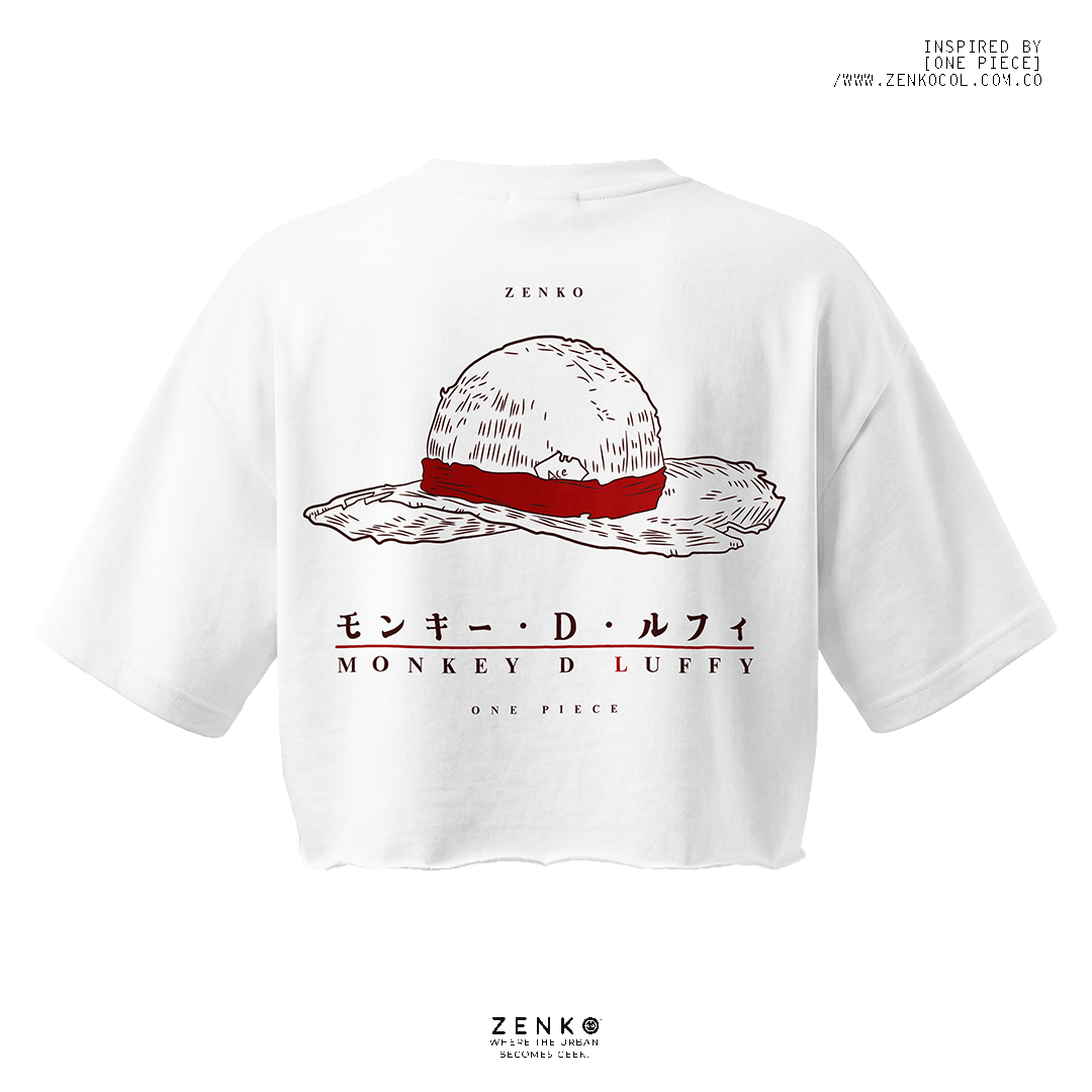Crop Top - Luffy sombrero de Paja