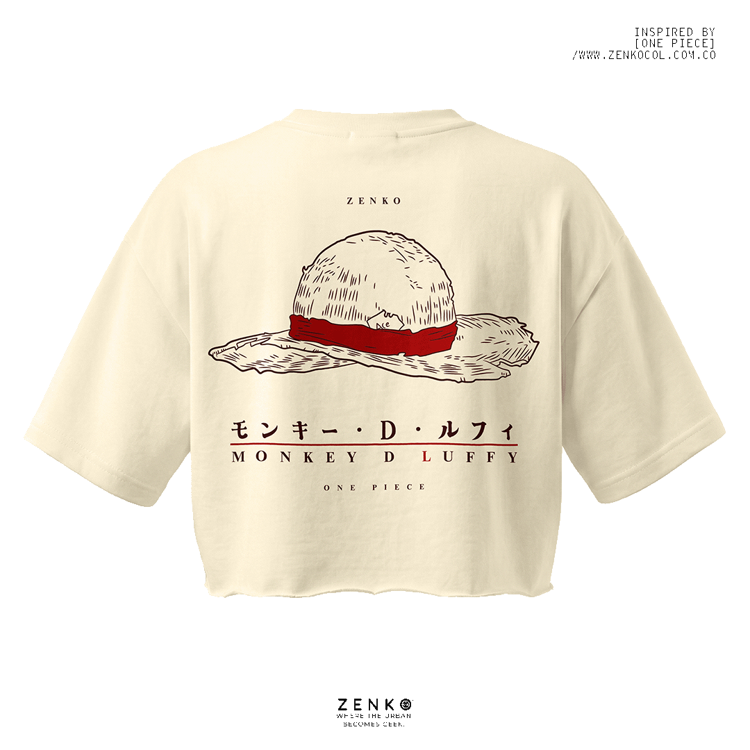 Crop Top - Luffy sombrero de Paja