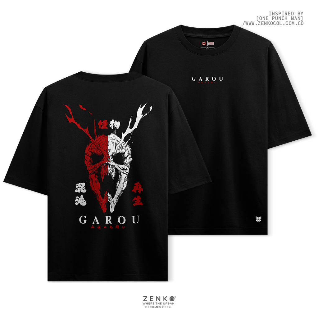 Camiseta Oversize - Garou Monstruo