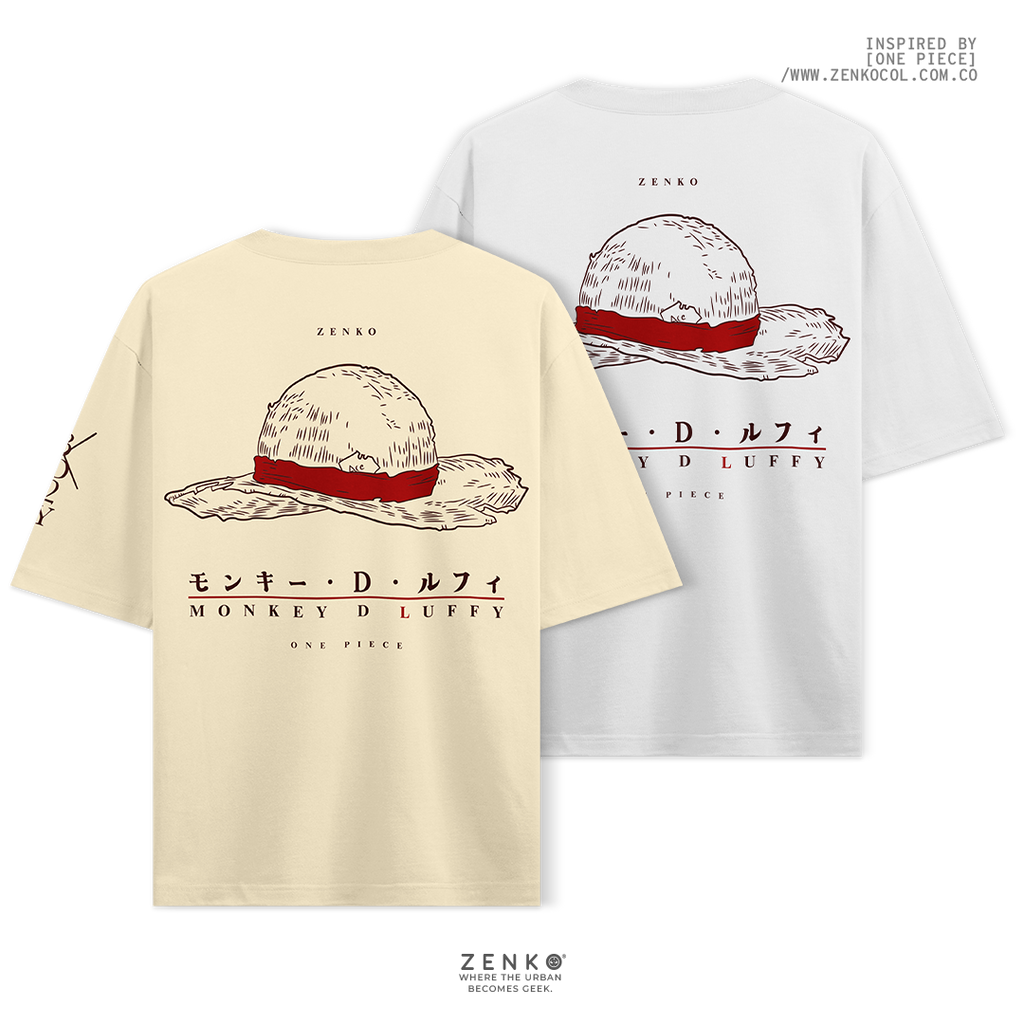 Camiseta Oversize - Luffy Sombrero de Paja