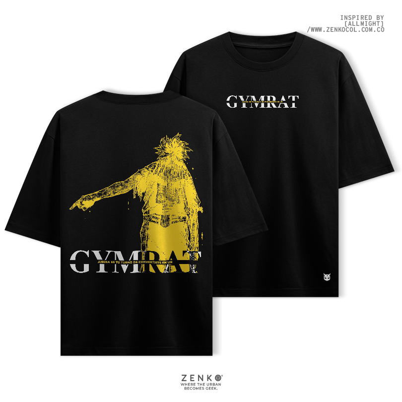 Camiseta Oversize - Gymrat ALLMIGTH