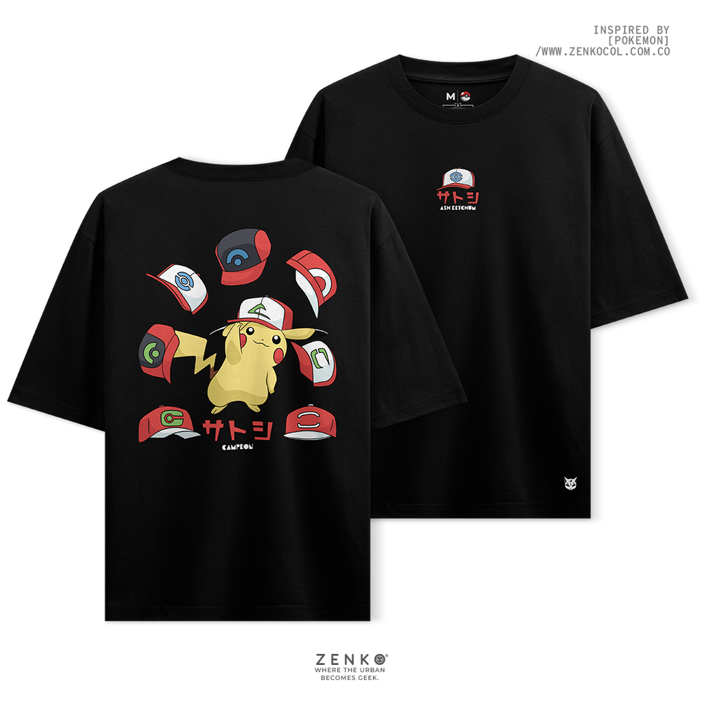 Camiseta Oversize - Pikachu