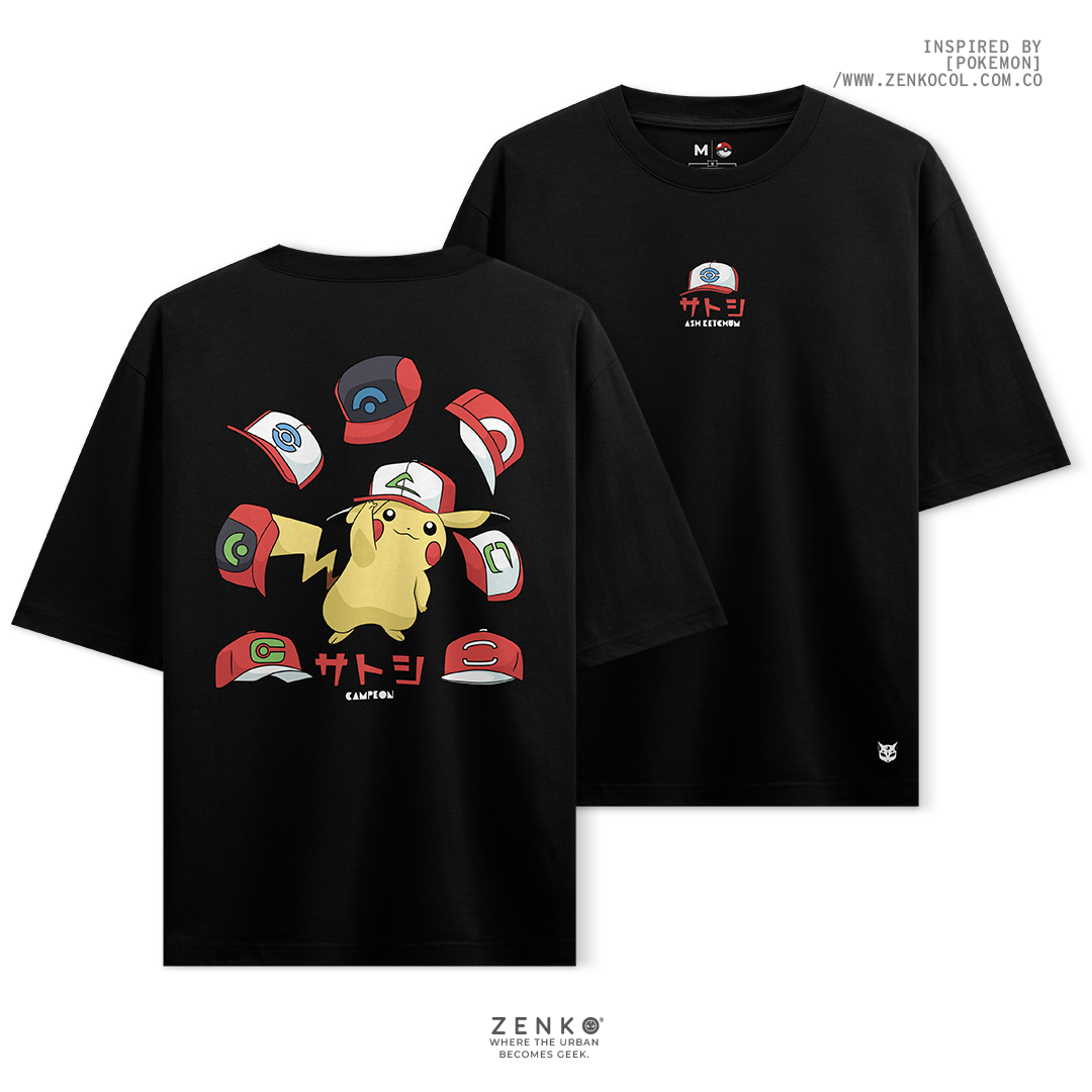 Camiseta Oversize - Pikachu