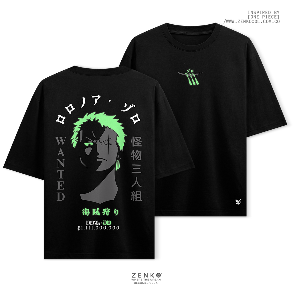 Camiseta Oversize - Zoro Roronoa