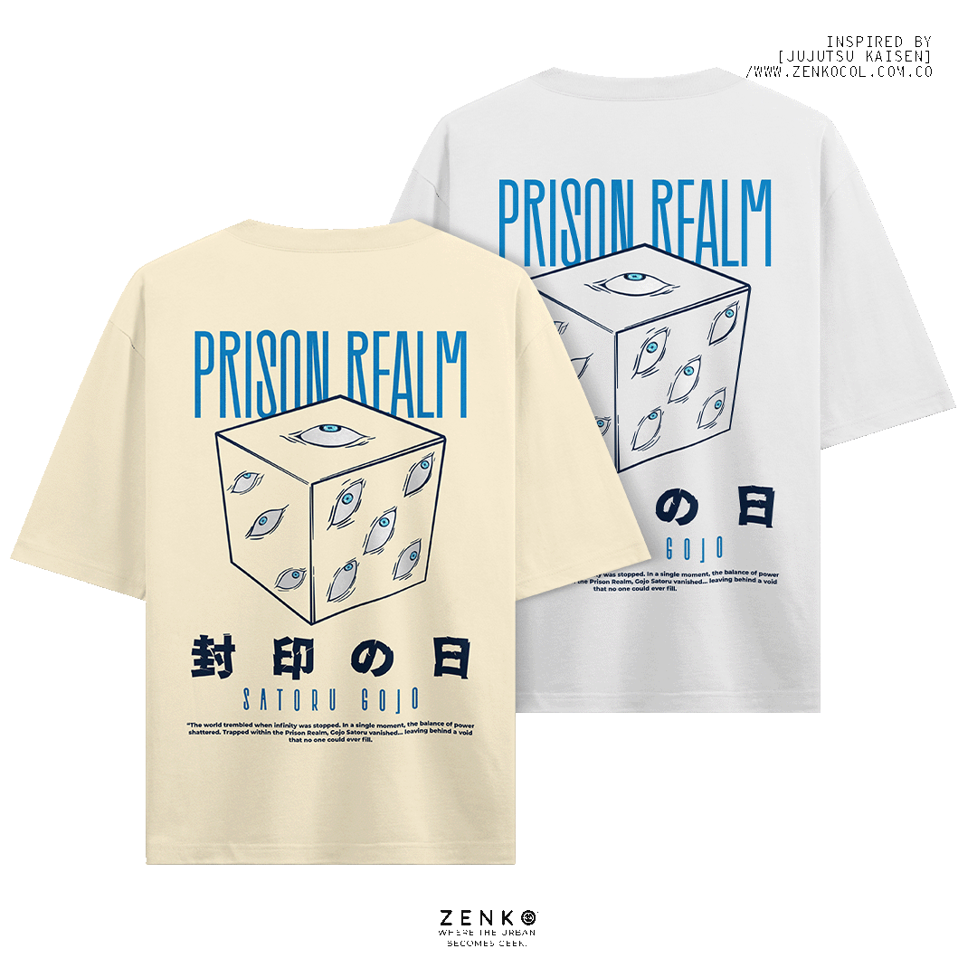 Camiseta Oversize - Prison Realm
