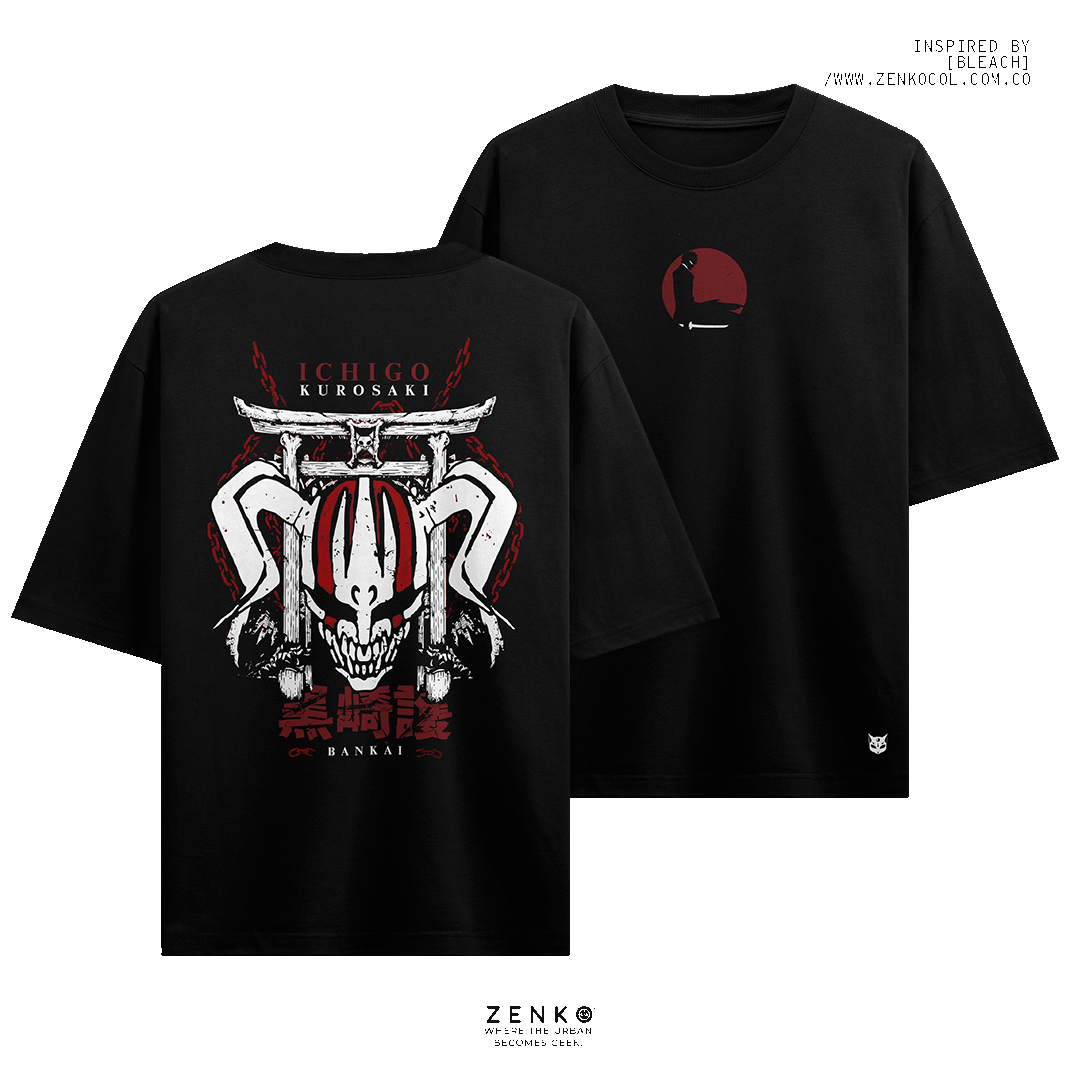Camiseta Oversize - Ichigo Kurosaki