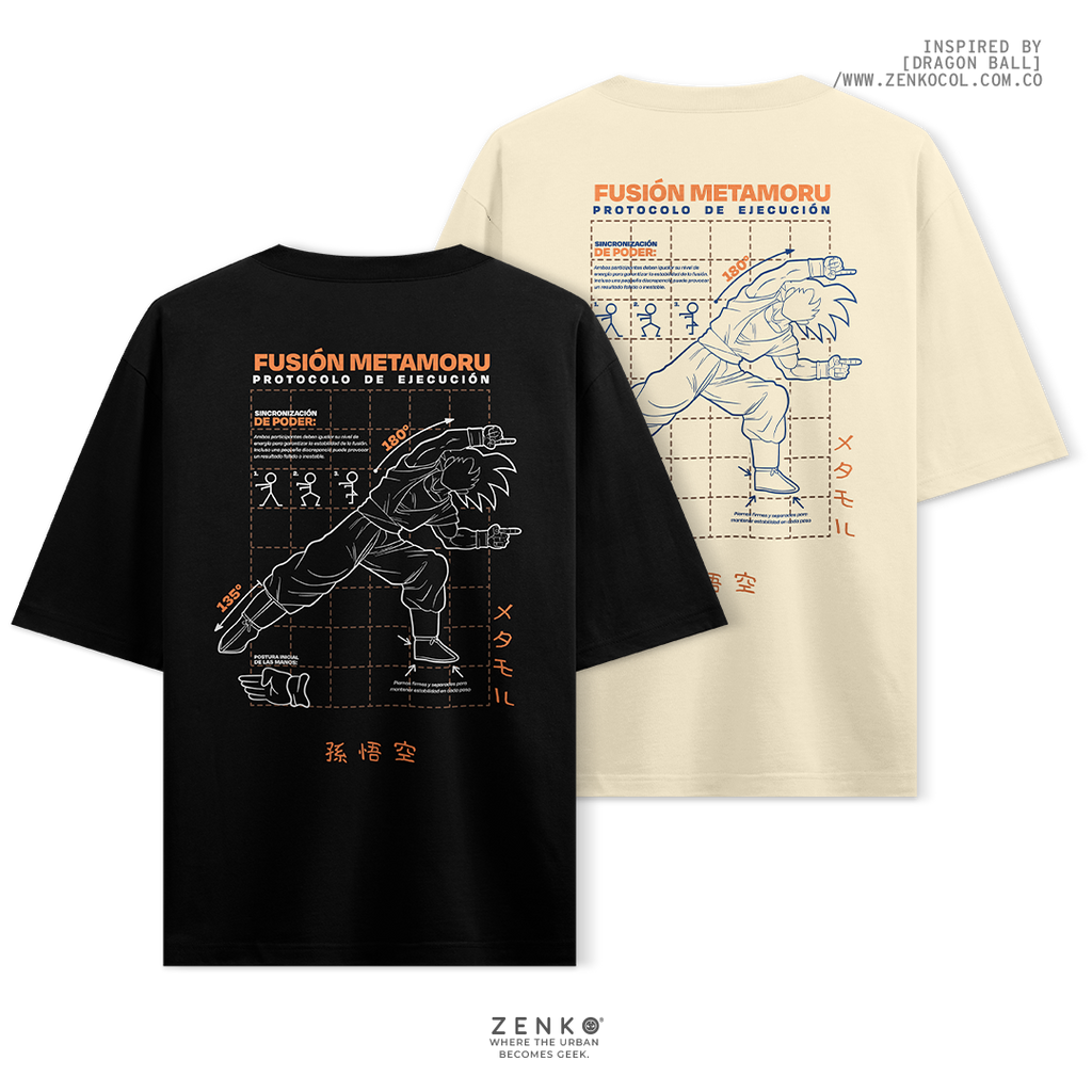 Camiseta Oversize - Goku Fusion
