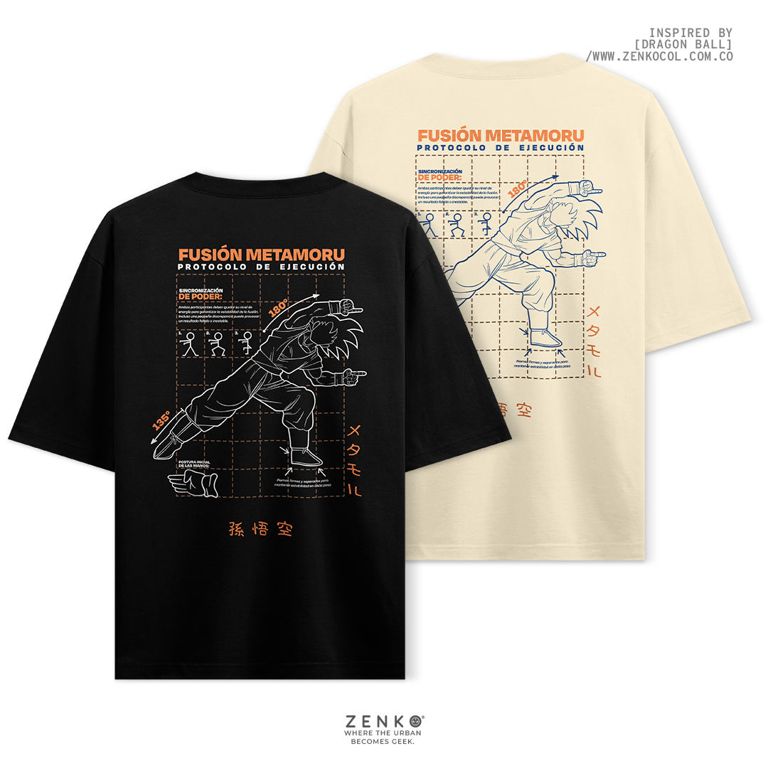 Camiseta Oversize - Goku Fusion