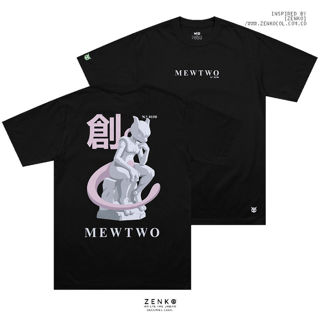 Camiseta Regular Fit - Mewtwo "El Pensador"