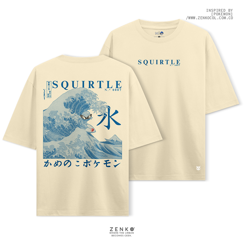 Camiseta Oversize - Squirtle