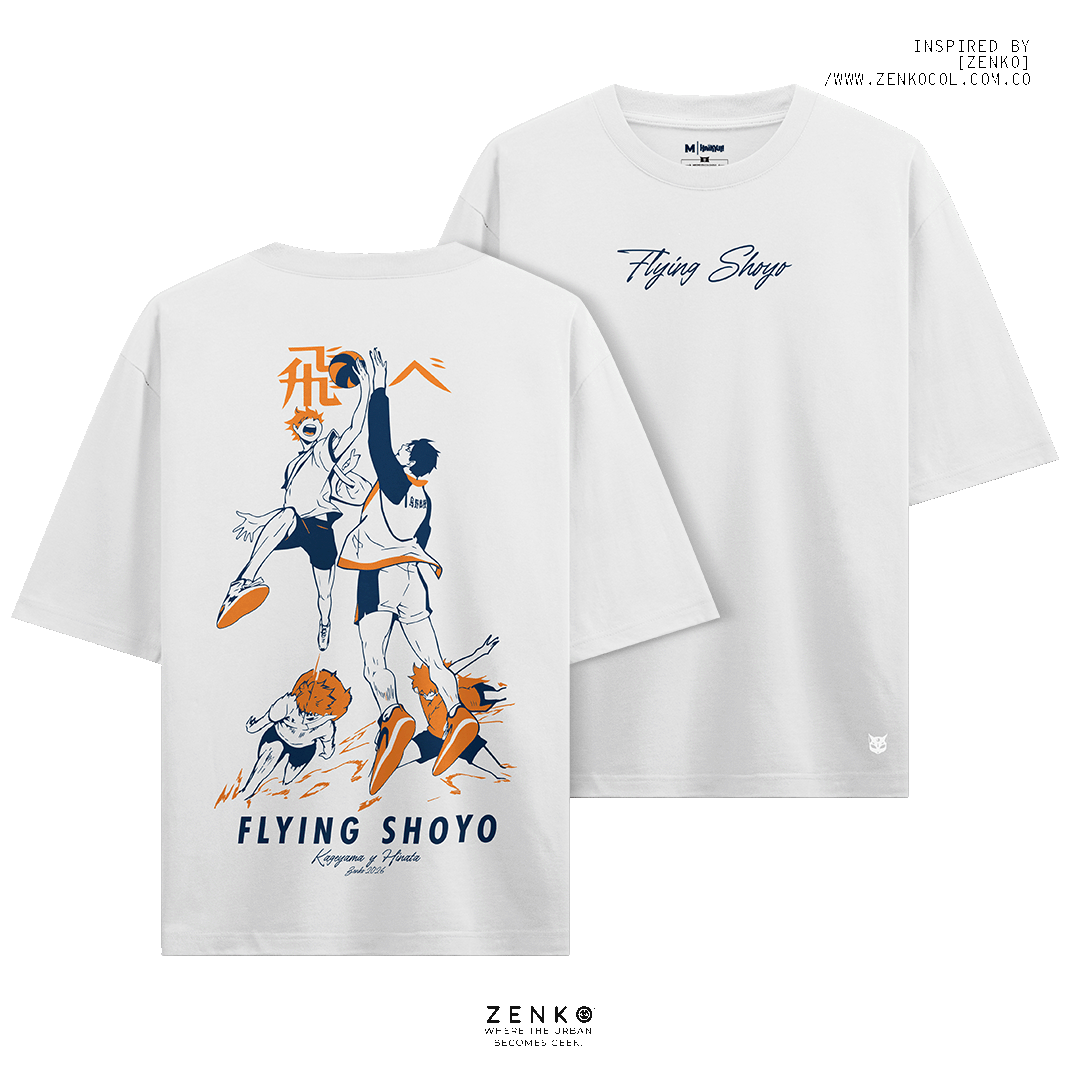 Camiseta Oversize -  Haikyuu 'Flying Shoyo'