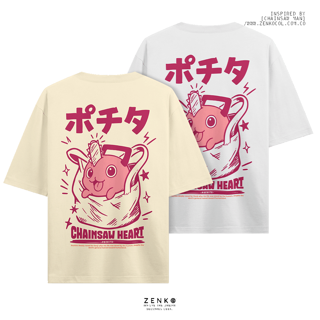 Camiseta Oversize - Pochita