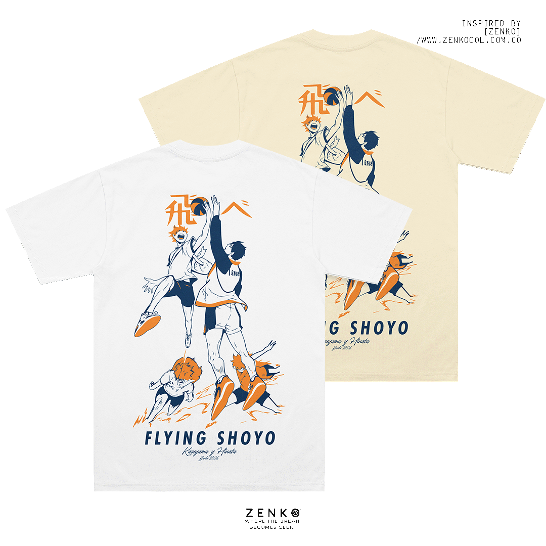 Camiseta Regular - Fit Haikyuu 'Flying Shoyo'