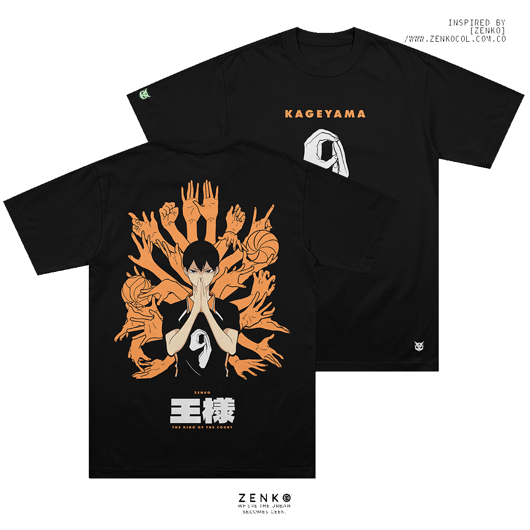 Camiseta Regular Fit - Haikyuu 'King of the Court'