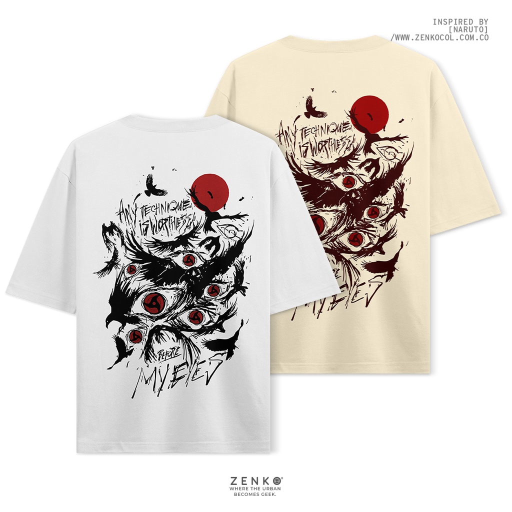 Camiseta Oversize - Itachi Cuervos