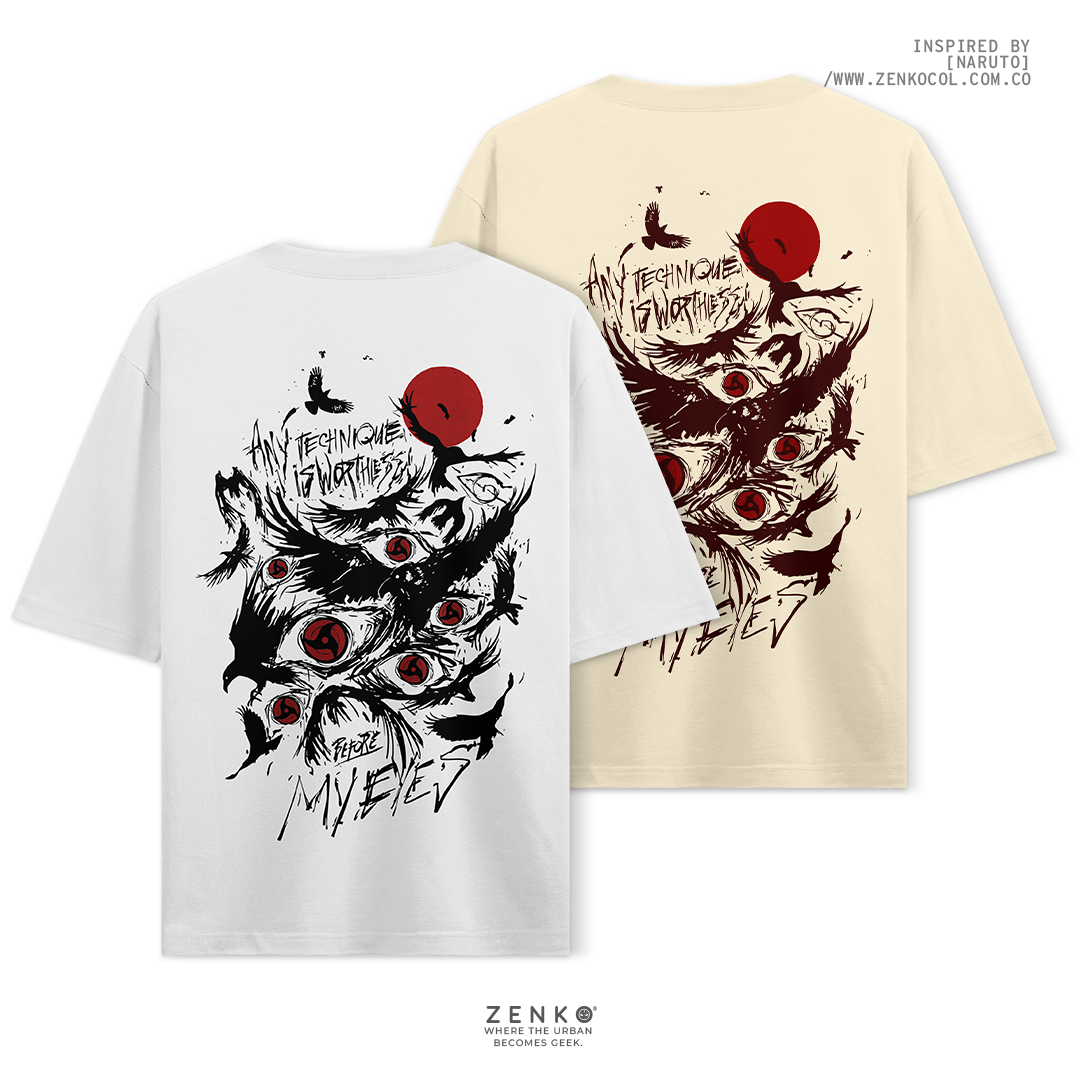 Camiseta Oversize - Itachi Cuervos