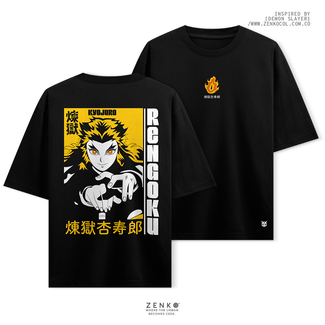 Camiseta Oversize - Pilar de Fuego