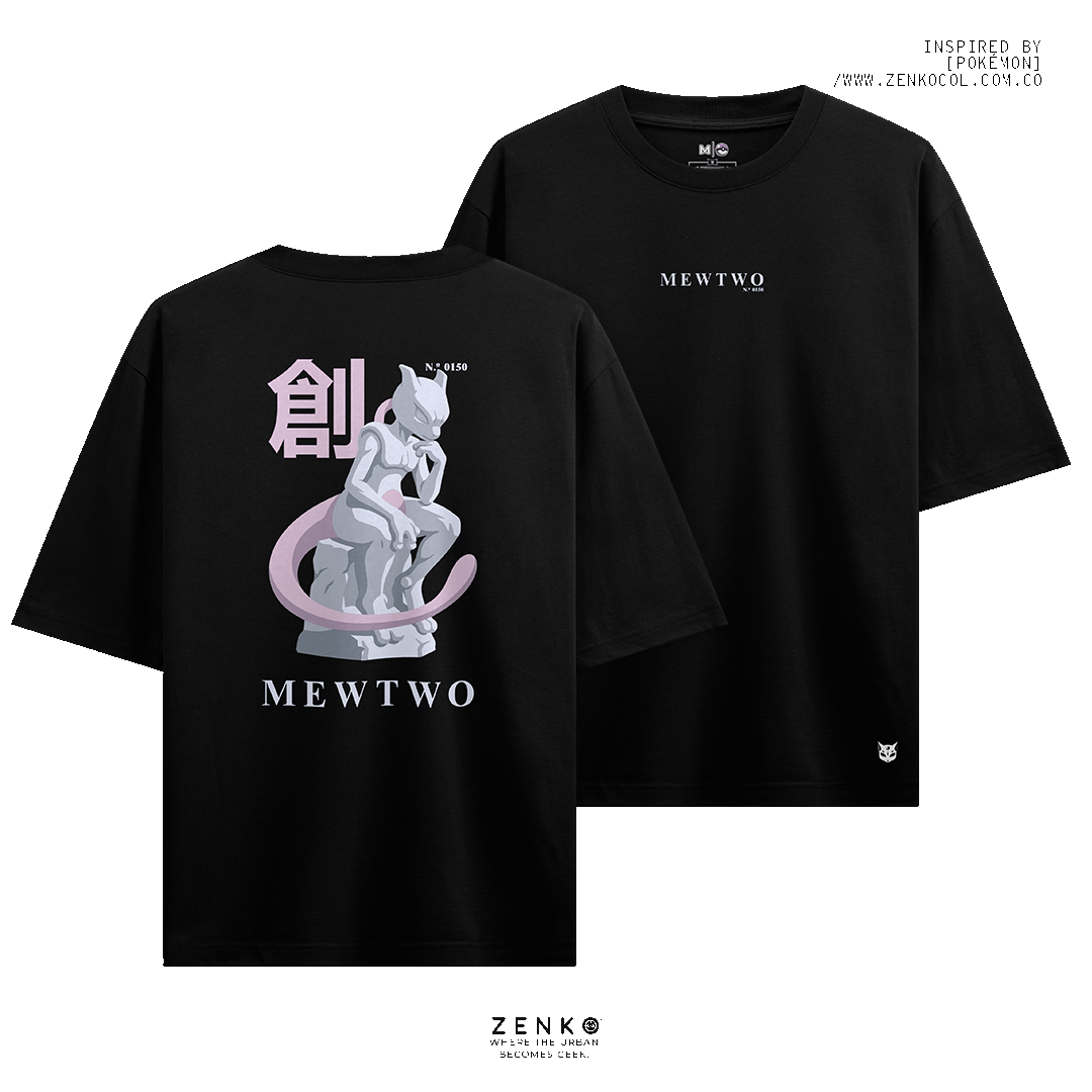 Camiseta OVERSIZE - Mewtwo "El Pensador"