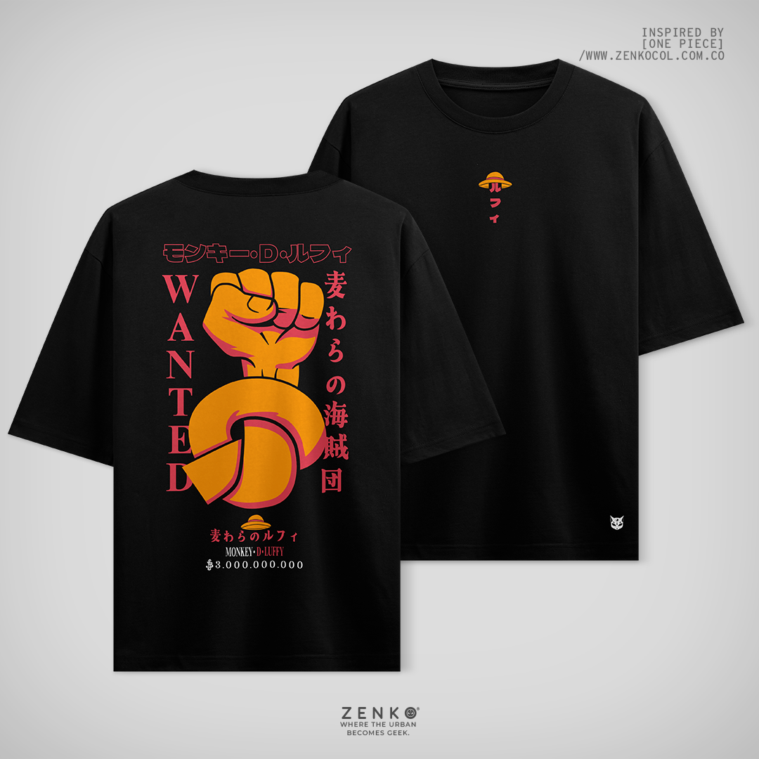 Camiseta Oversize - Luffy