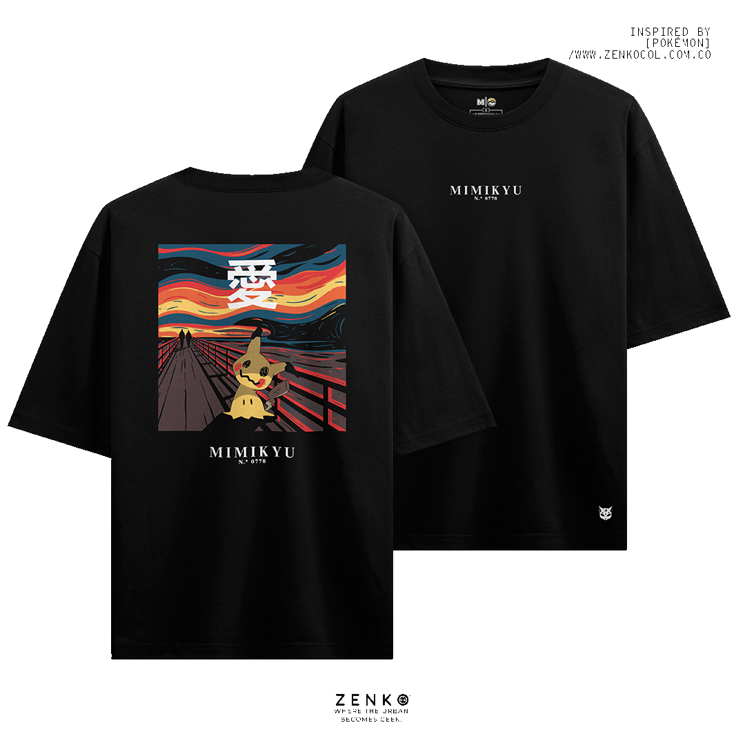 Camiseta OVERSIZE - Mimikyu "El Grito"