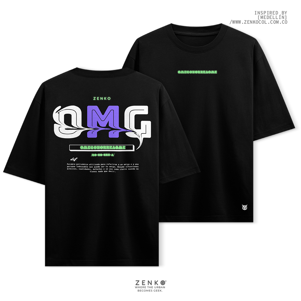 Camiseta Oversize - Omeg0n0rr3a