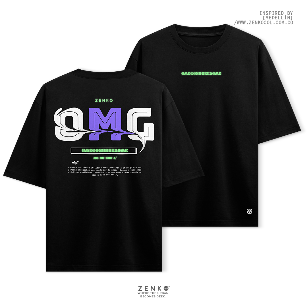 Camiseta Oversize - Omeg0n0rr3a