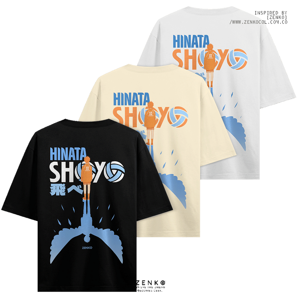 Camiseta Oversize - Haikyuu 'Hinata Shoyo'