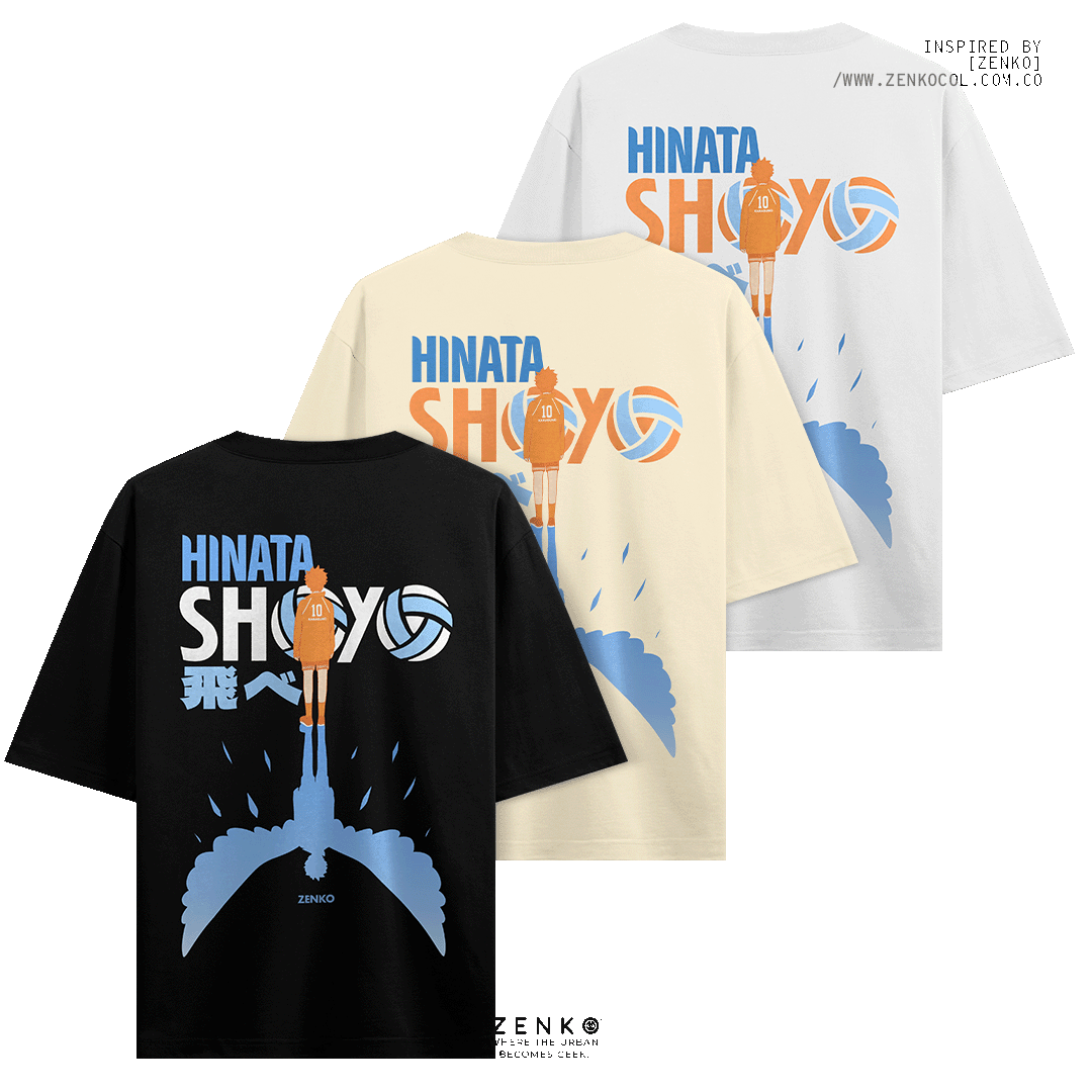 Camiseta Oversize - Haikyuu 'Hinata Shoyo'
