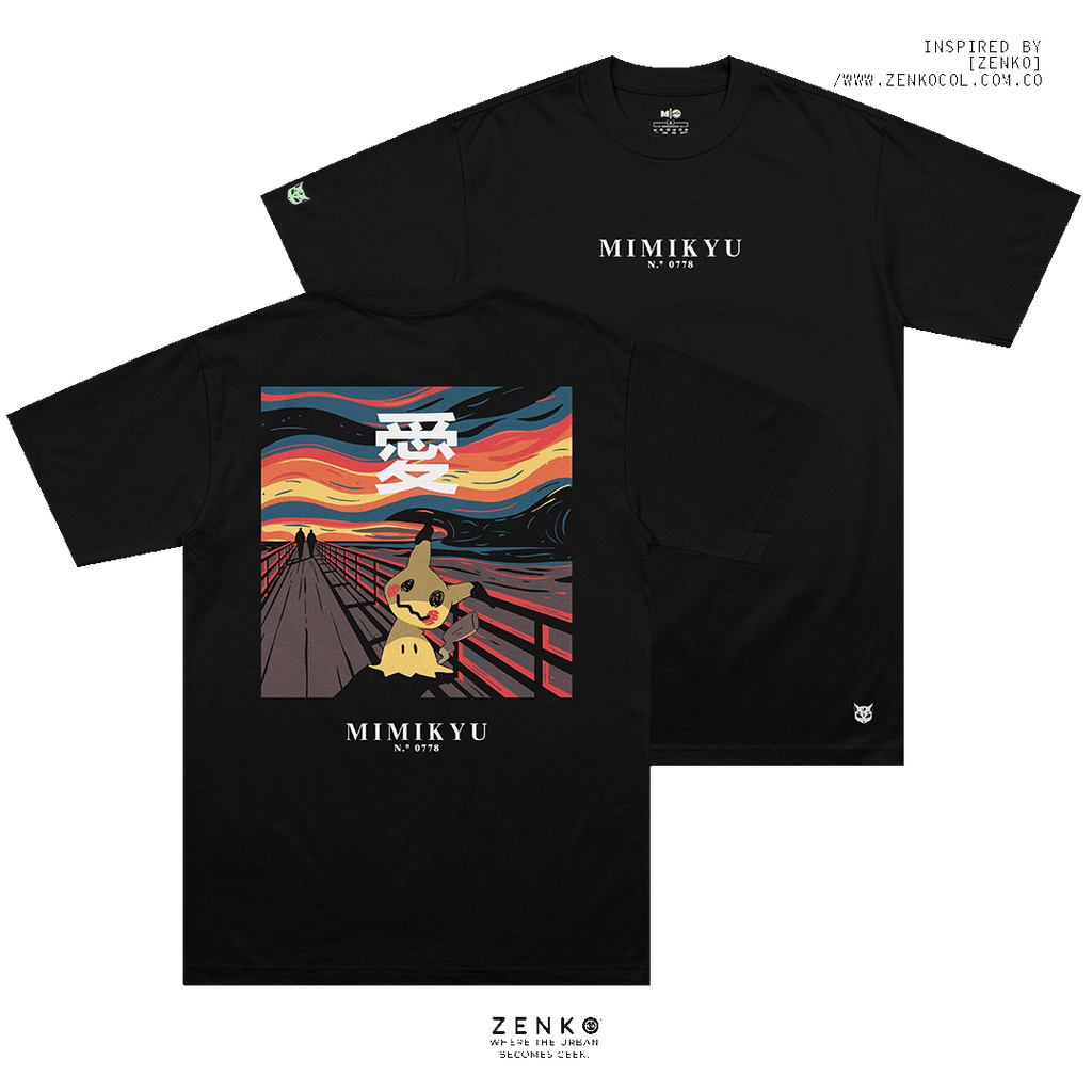 Camiseta Regular Fit - Mimikyu "El Grito"