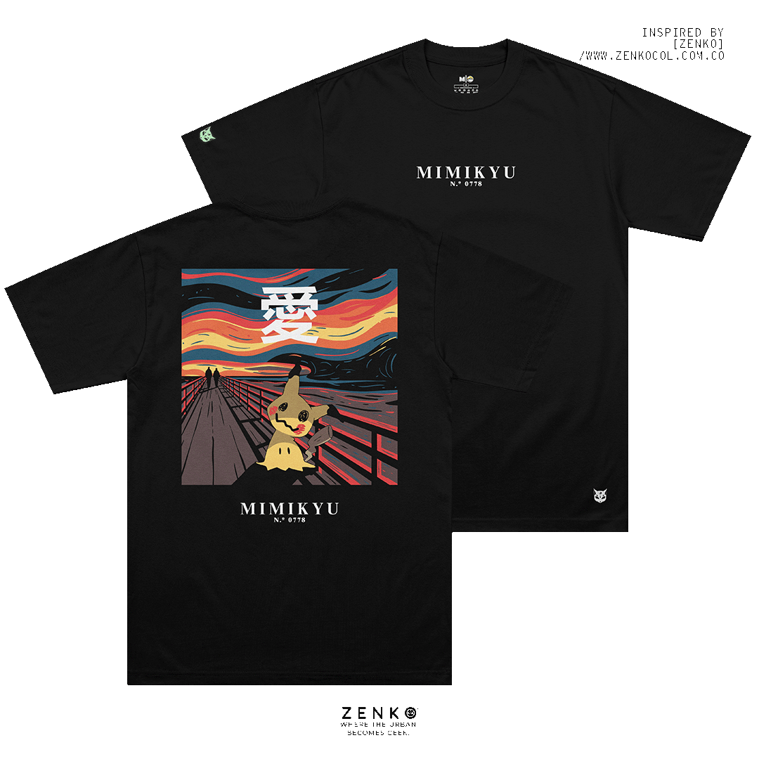 Camiseta Regular Fit - Mimikyu "El Grito"