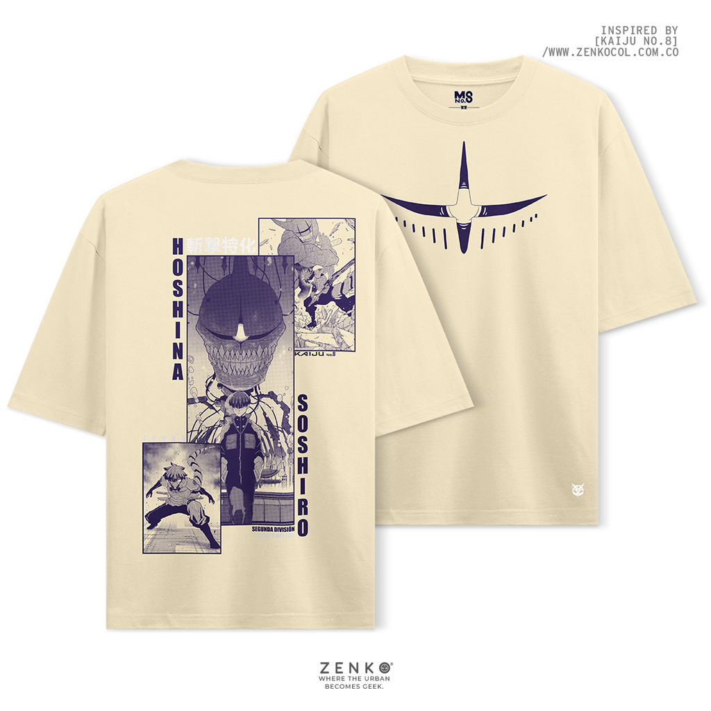 Camiseta Oversize - Soshiro Hoshina kaiju no 8
