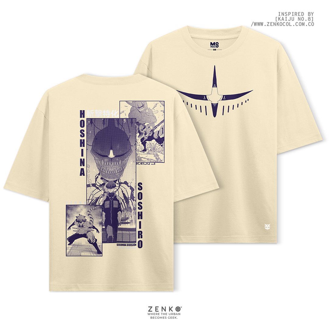Camiseta Oversize - Soshiro Hoshina kaiju no 8