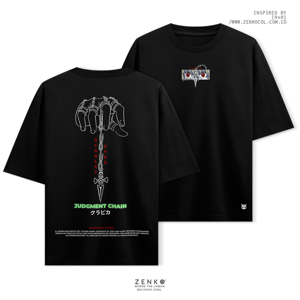 Camiseta Oversize - Kurapika HxH