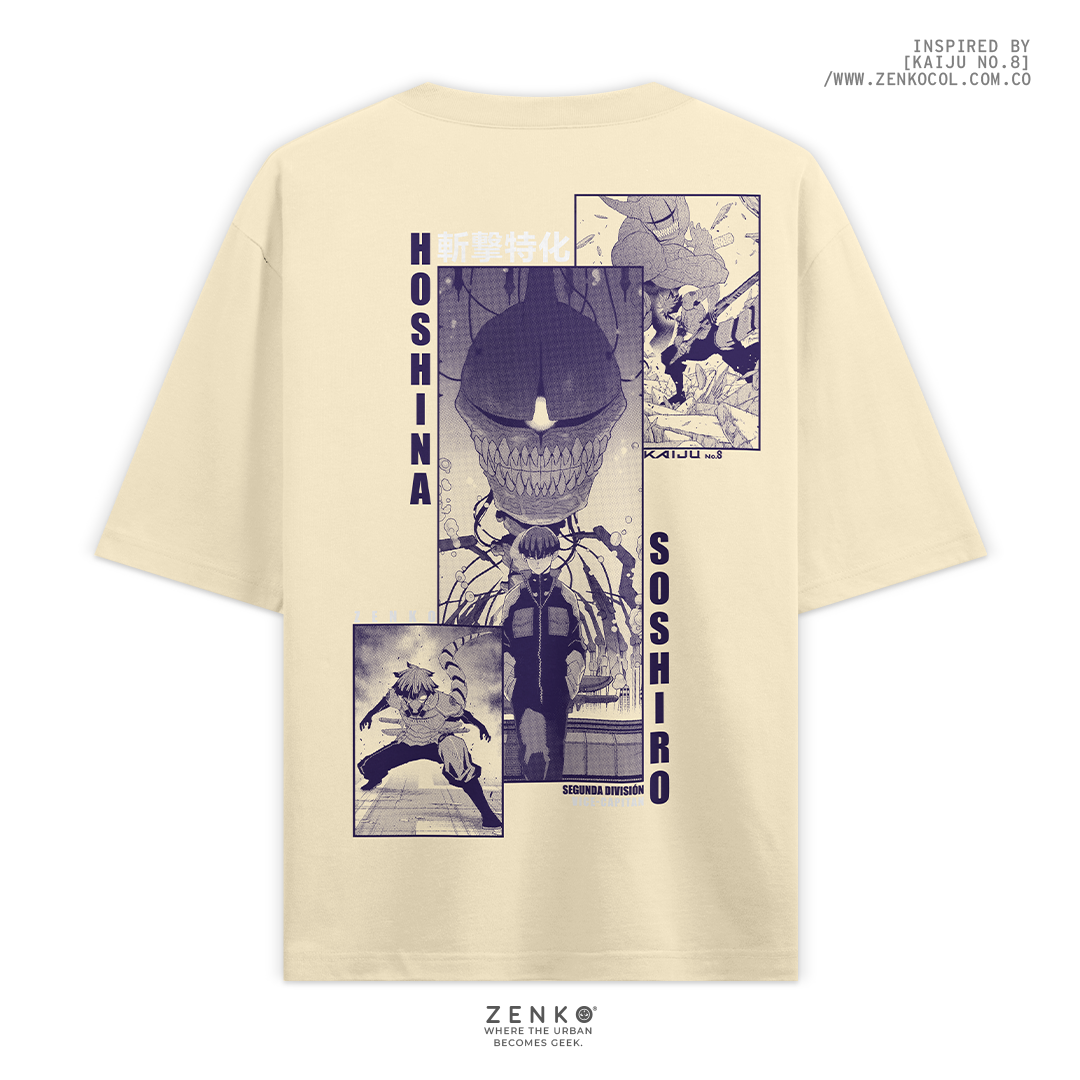 Camiseta Oversize - Soshiro Hoshina kaiju no 8
