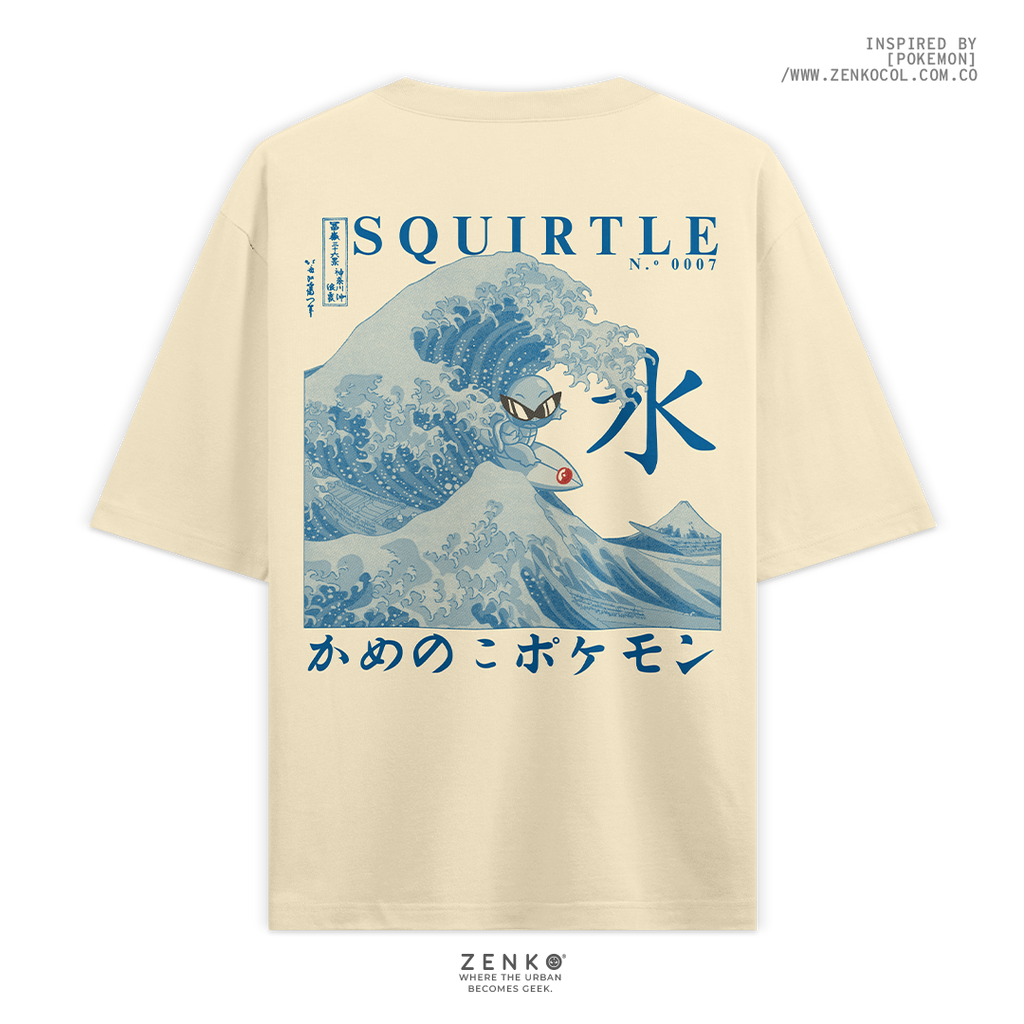 Camiseta Oversize - Squirtle