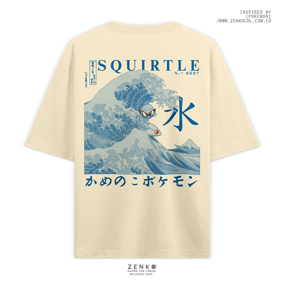 Camiseta Oversize - Squirtle