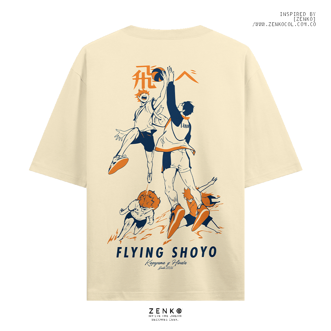 Camiseta Oversize -  Haikyuu 'Flying Shoyo'