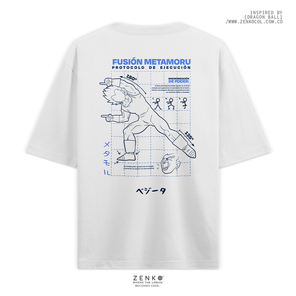 Camiseta Oversize - Vegeta Fusión