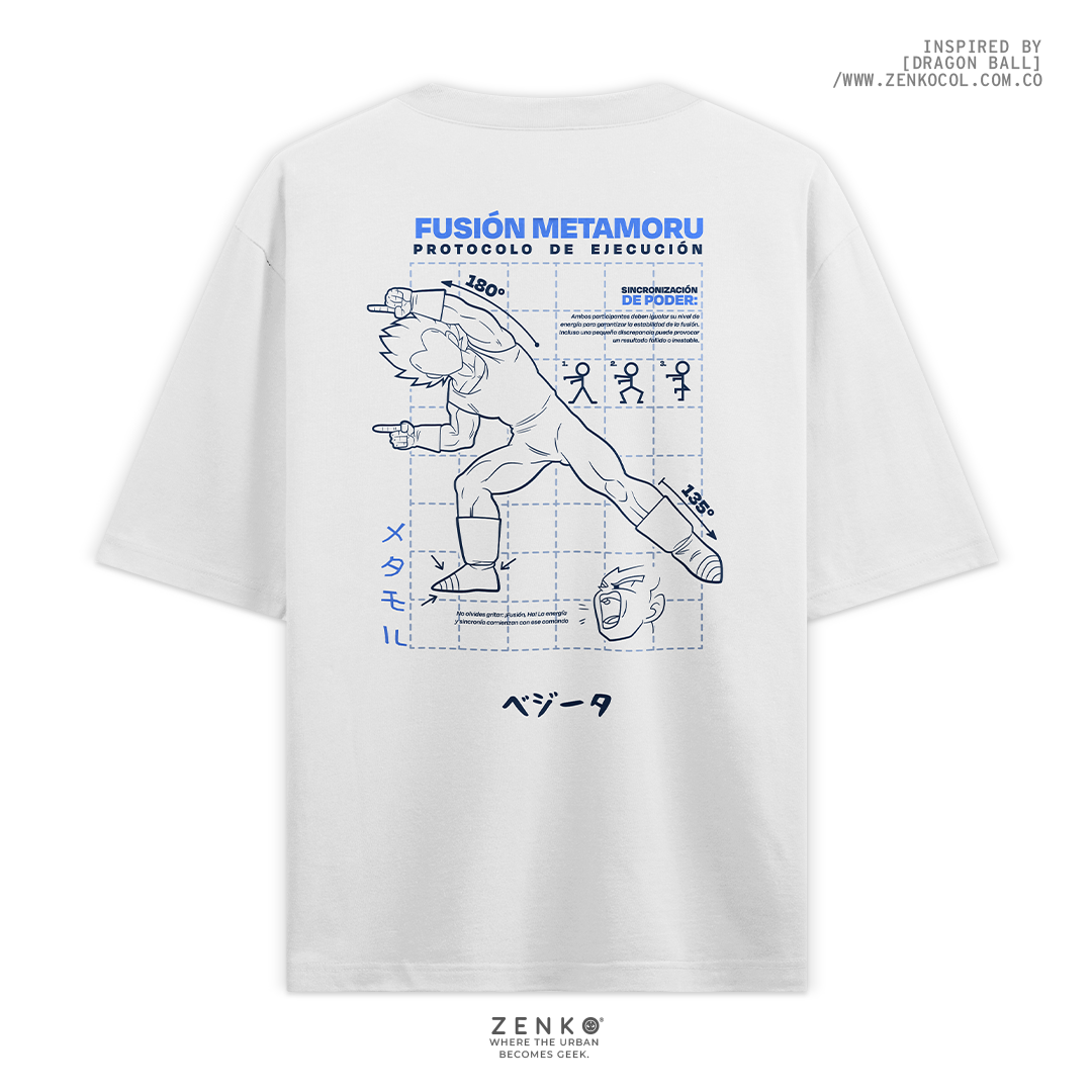 Camiseta Oversize - Vegeta Fusión