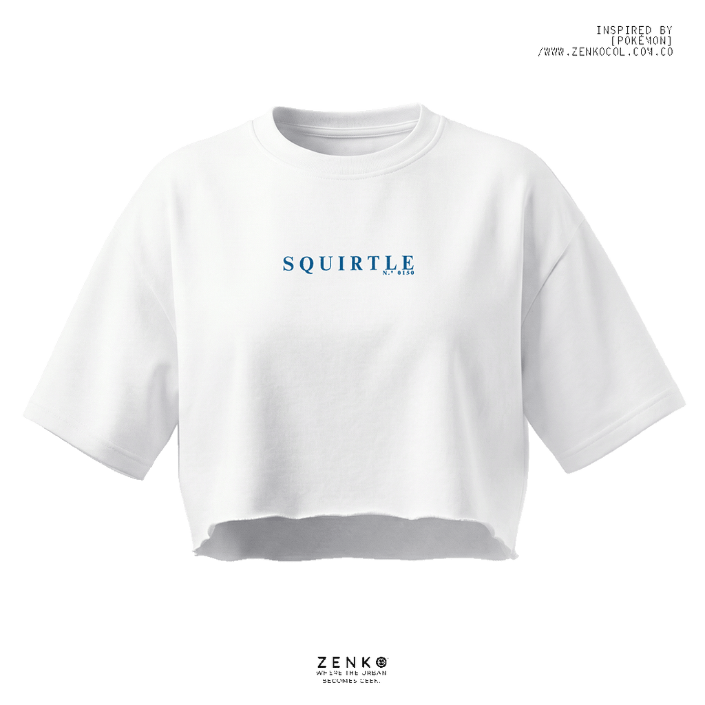 Crop top - Squirtle "La gran Ola"
