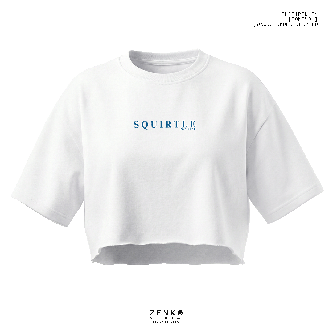 Crop top - Squirtle "La gran Ola"