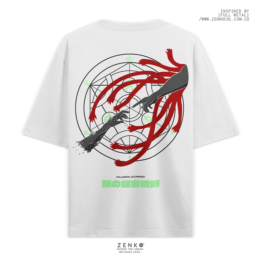 Camiseta Oversize - fullmetal alchemist