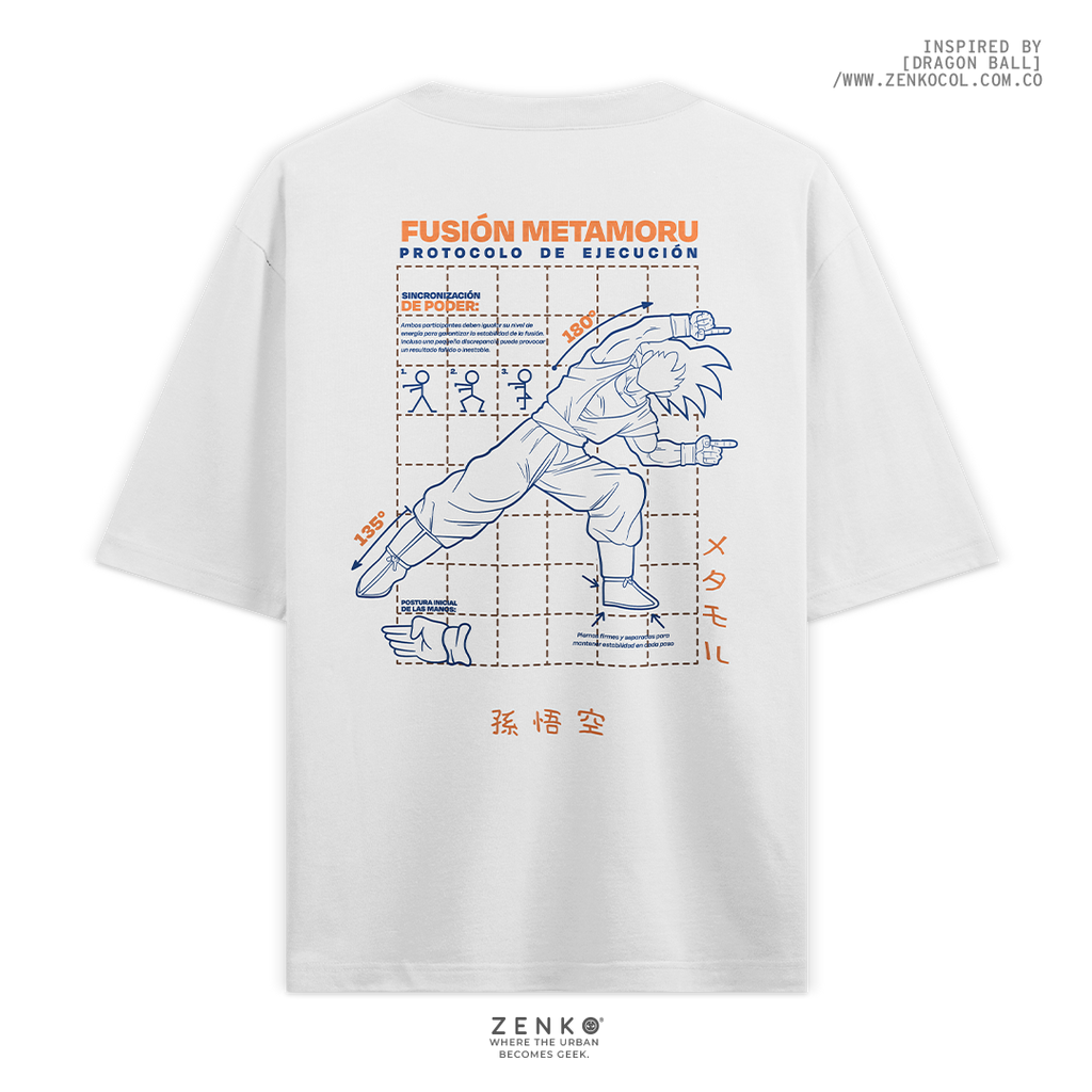 Camiseta Oversize - Goku Fusion
