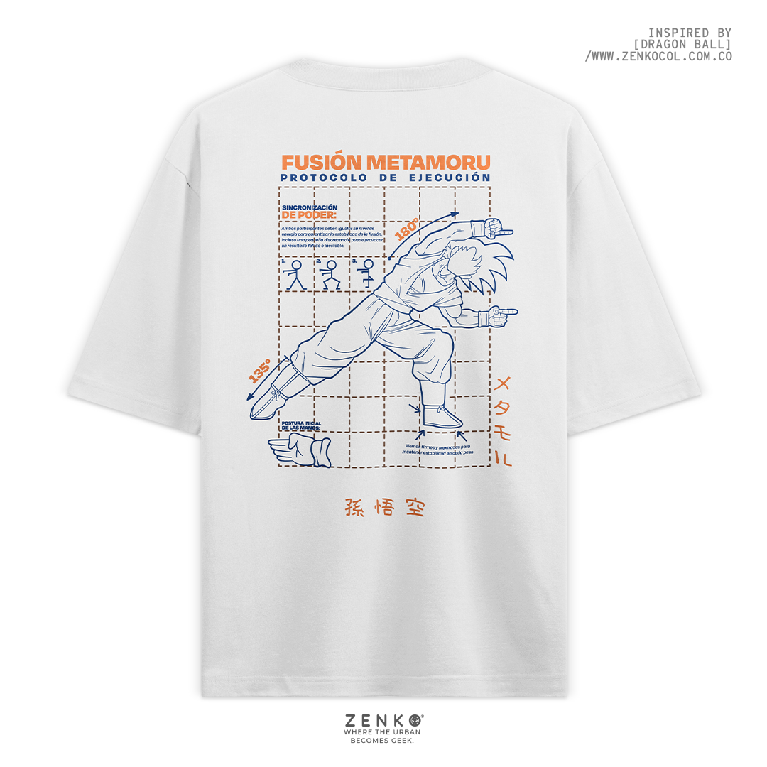 Camiseta Oversize - Goku Fusion