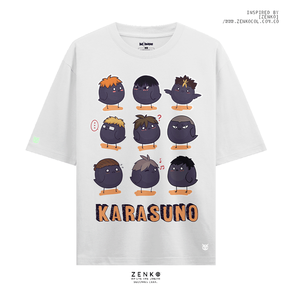 Camiseta Oversize - Haikyuu 'Karasuno'