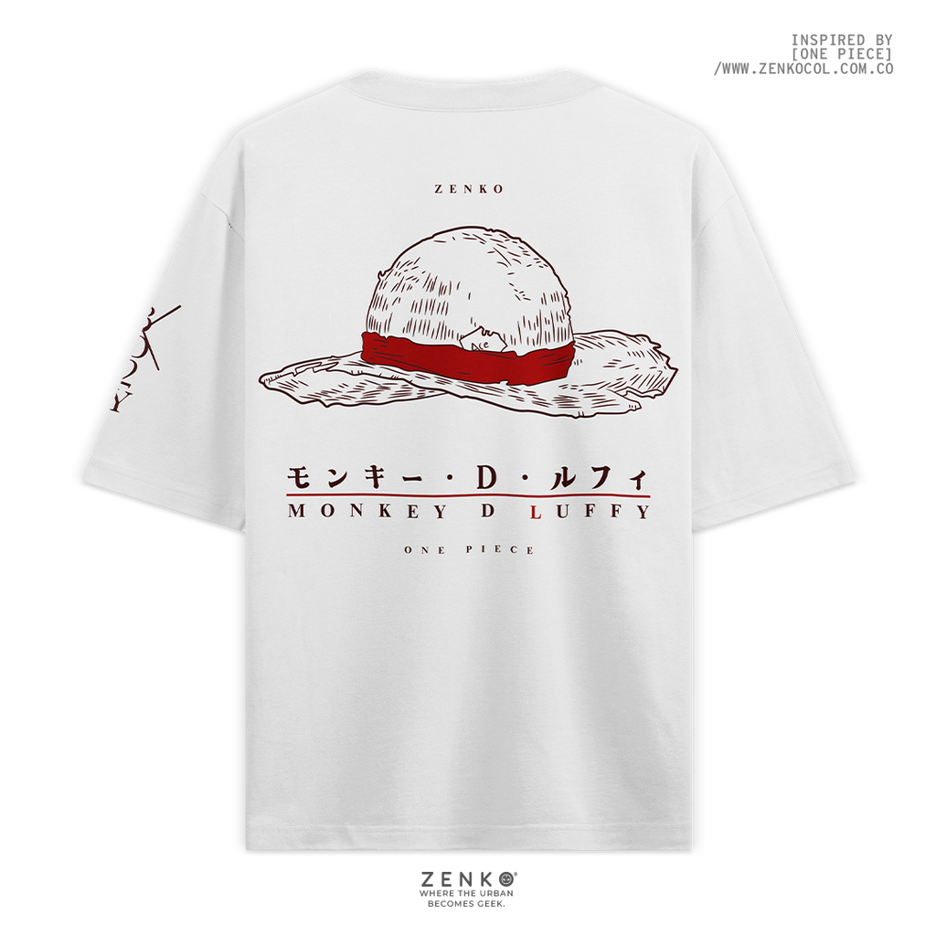 Camiseta Oversize - Luffy Sombrero de Paja