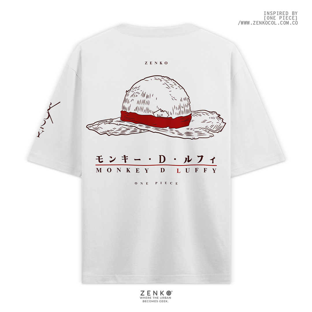 Camiseta Oversize - Luffy Sombrero de Paja