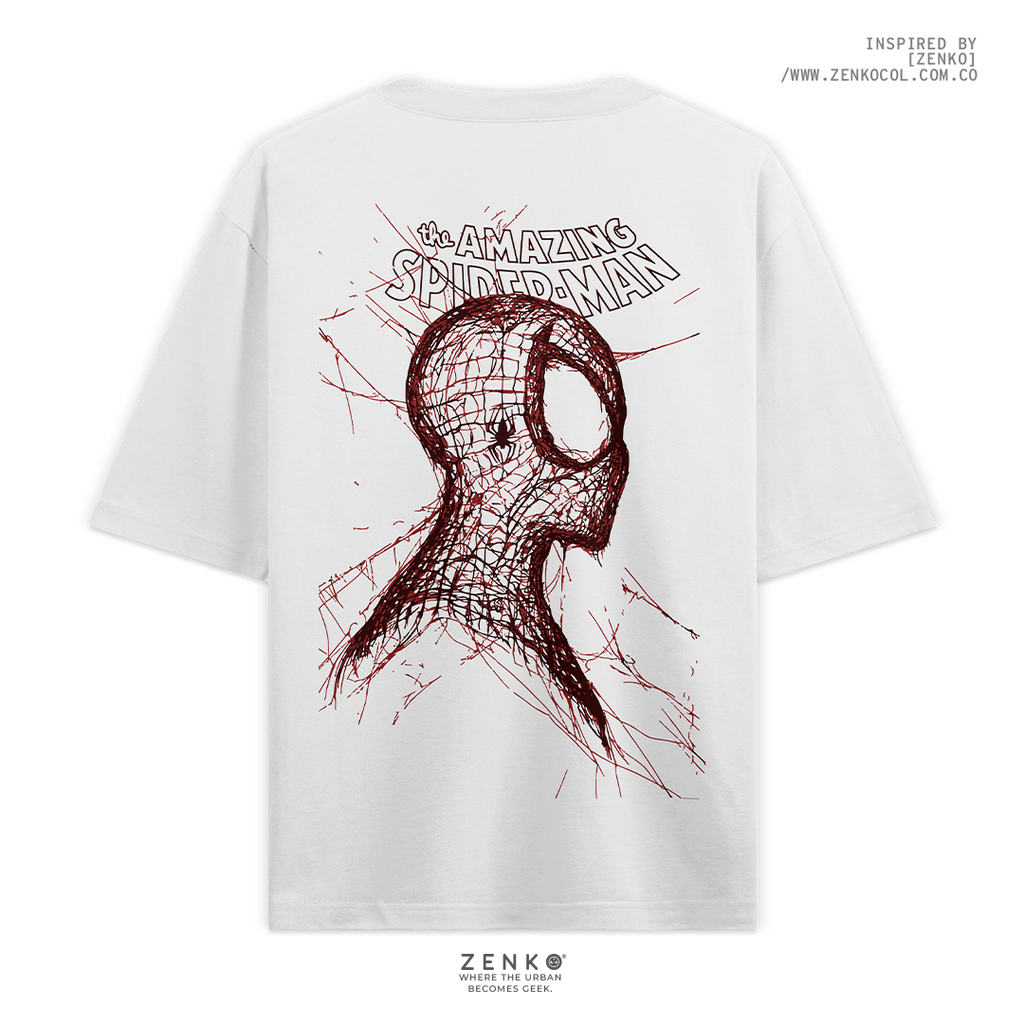 Camiseta Oversize - Spiderman line art