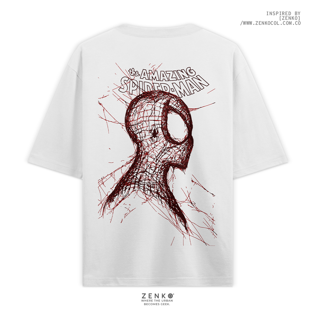 Camiseta Oversize - Spiderman line art
