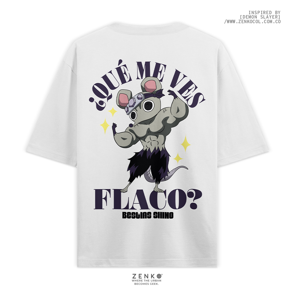 Camiseta Oversize - ¿Qué me ves Flaco?